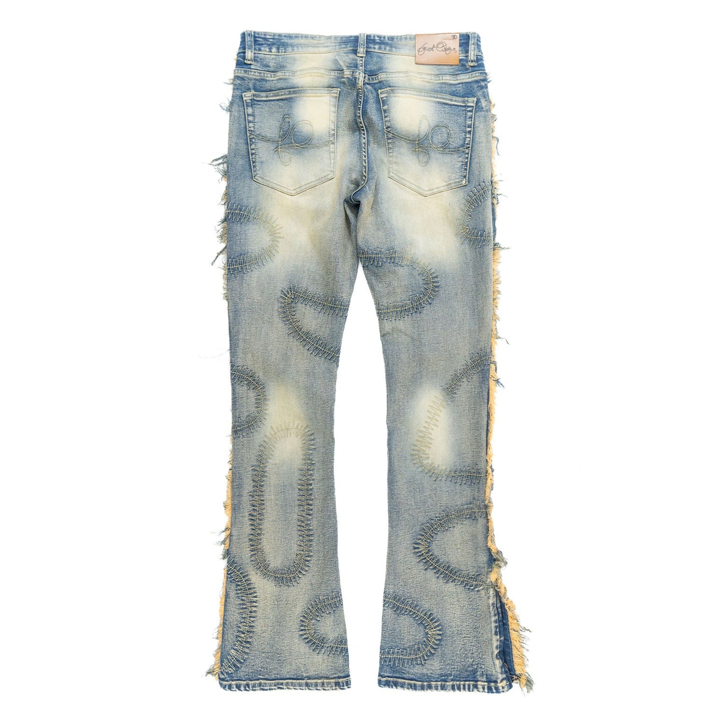 F1737 Cashay 2024 Stacked Jeans - Dirt