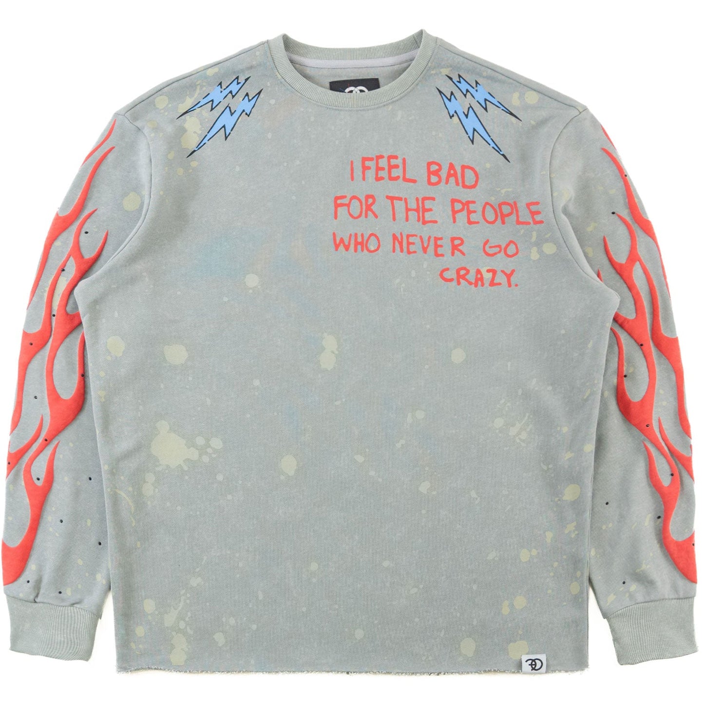 F4120 Toxic World Crewneck Sweatshirt - Gray