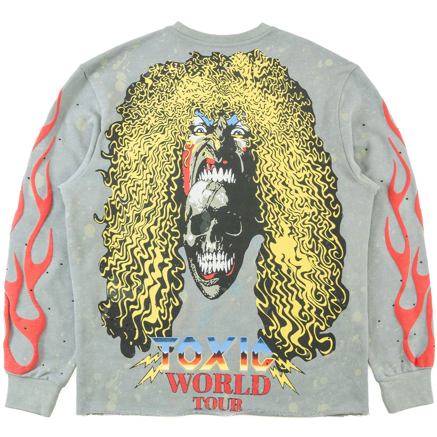 F4120 Toxic World Crewneck Sweatshirt - Gray