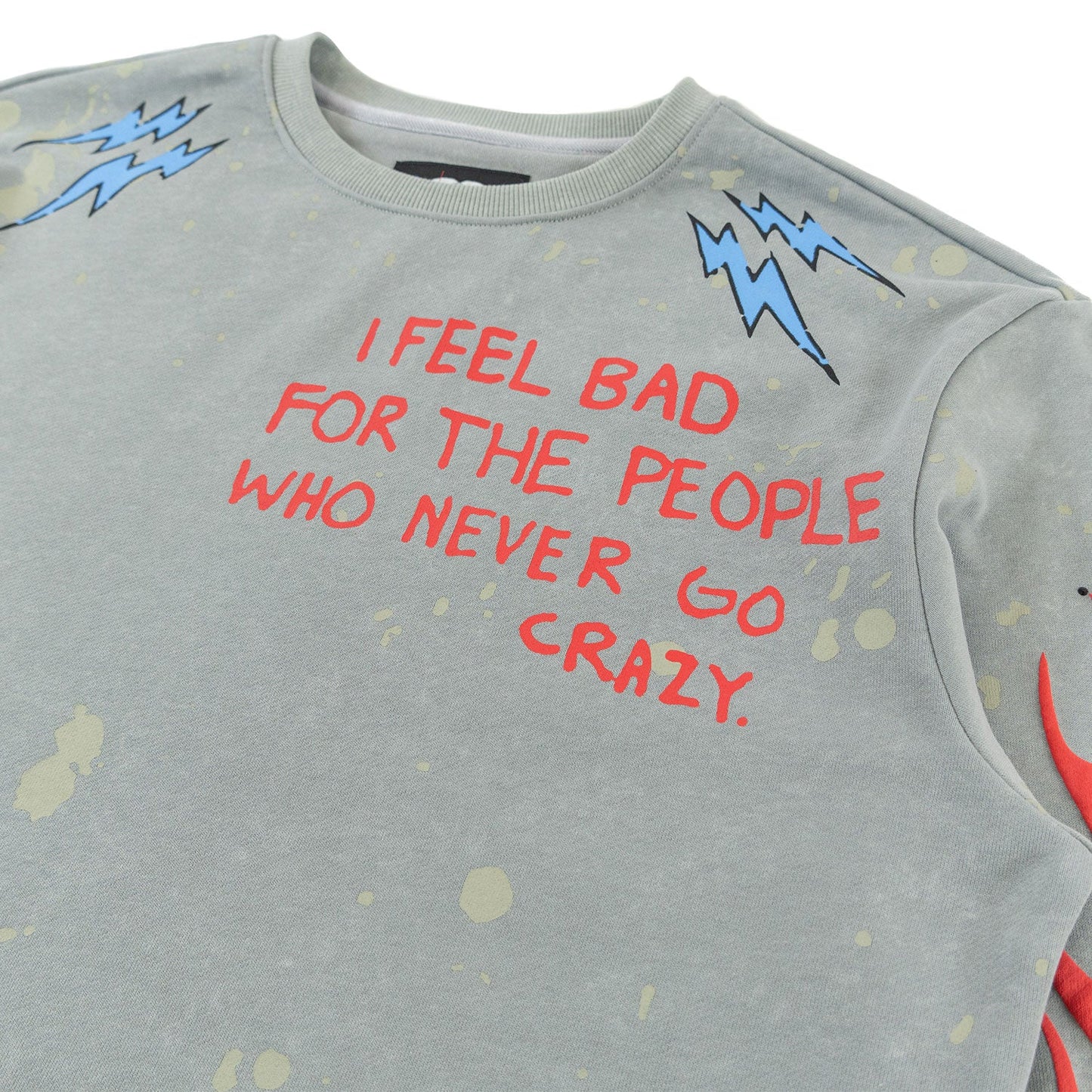 F4120 Toxic World Crewneck Sweatshirt - Gray