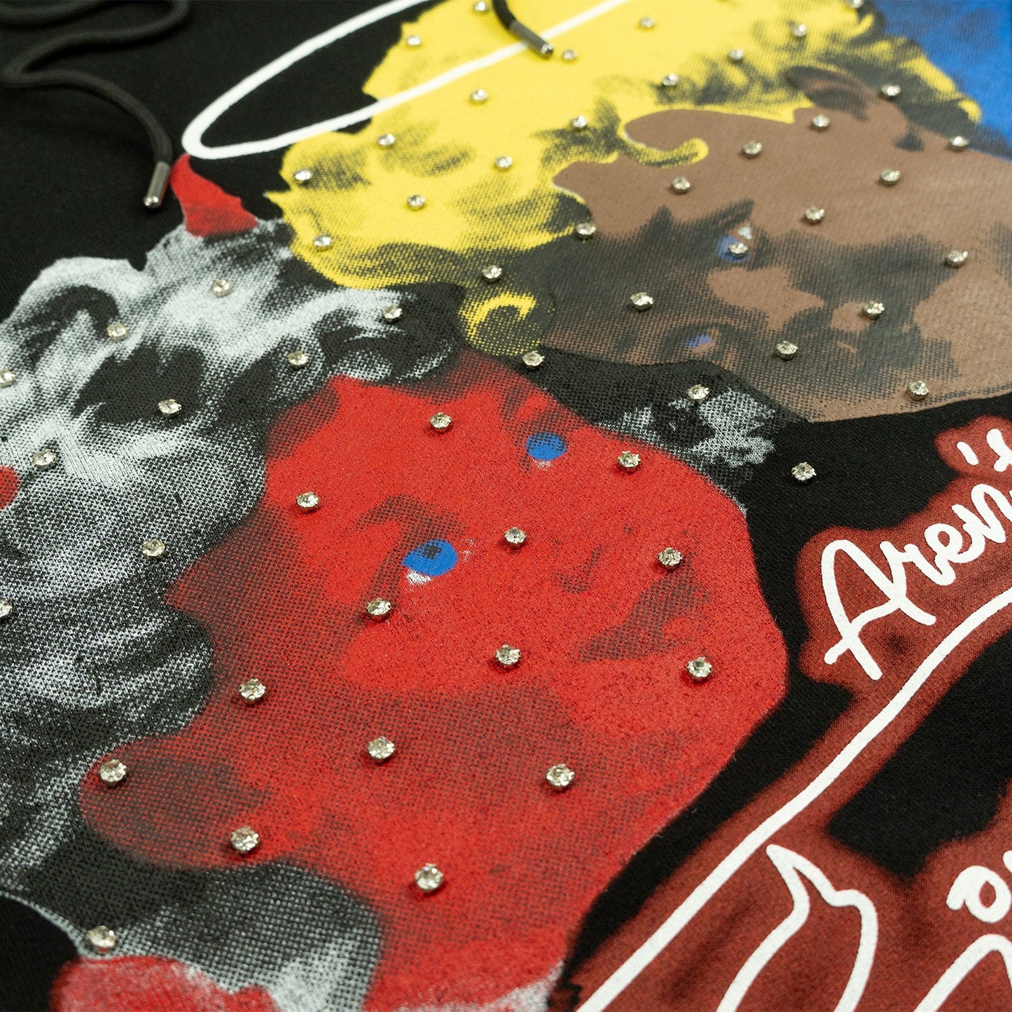 Fleece Hoodie | F4173 Sinners Over Size - Black