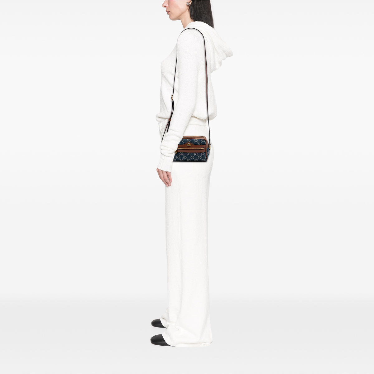 Mini Crossbody Bag Ophidia Denim (Pre-Owned)