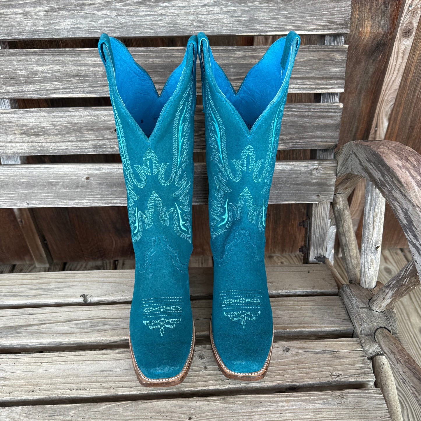 Turquoise Suede Boot | Roper