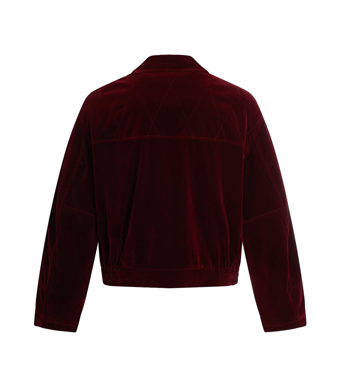 RED SUEDE GEMSTONE JACKET