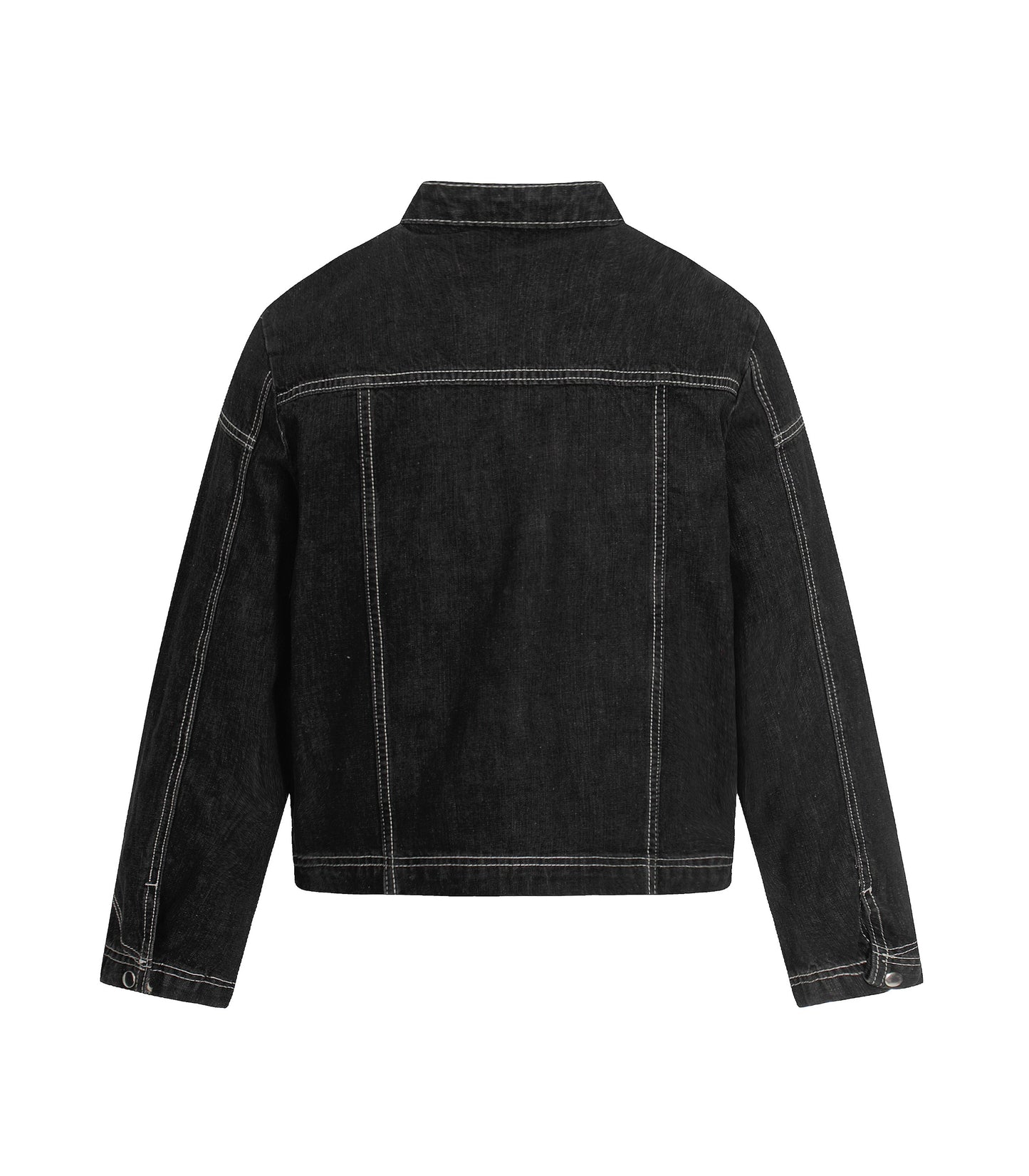 MOTO BUCKLE DENIM JACKET