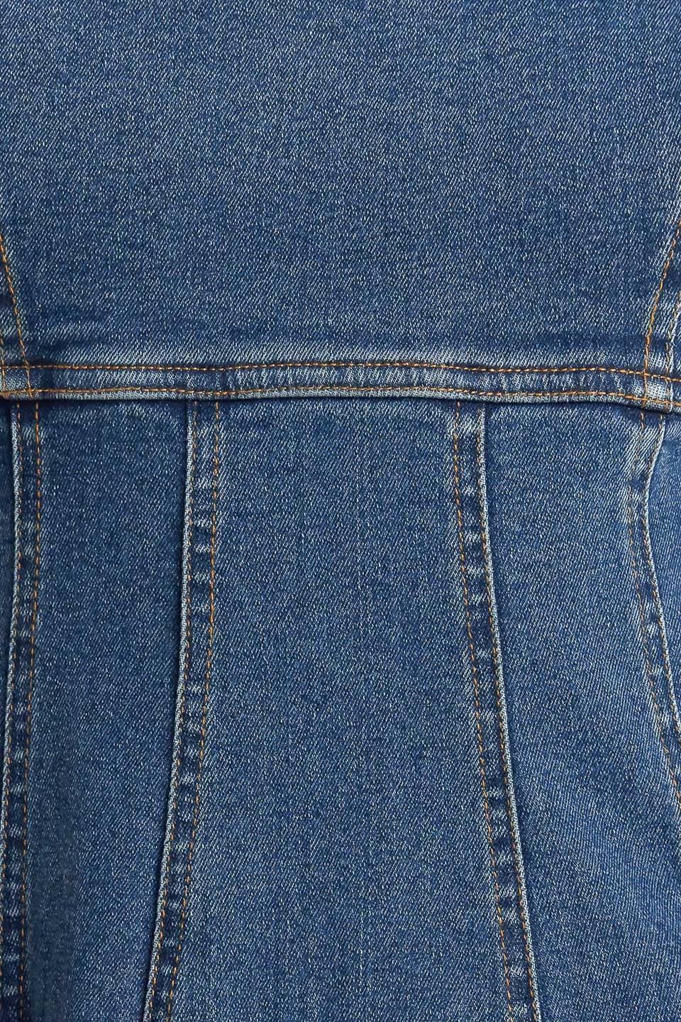 JUST MY TYPE DENIM MIDI DRESS