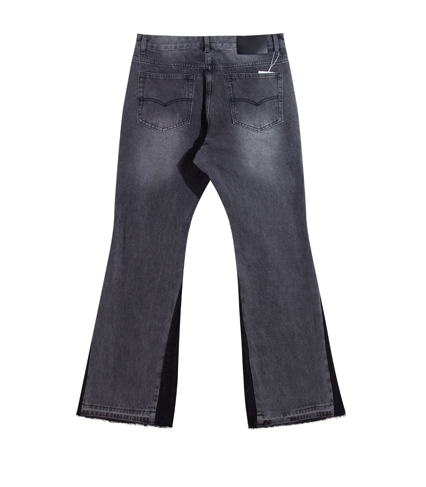 CHARCOAL SPLIT DENIM