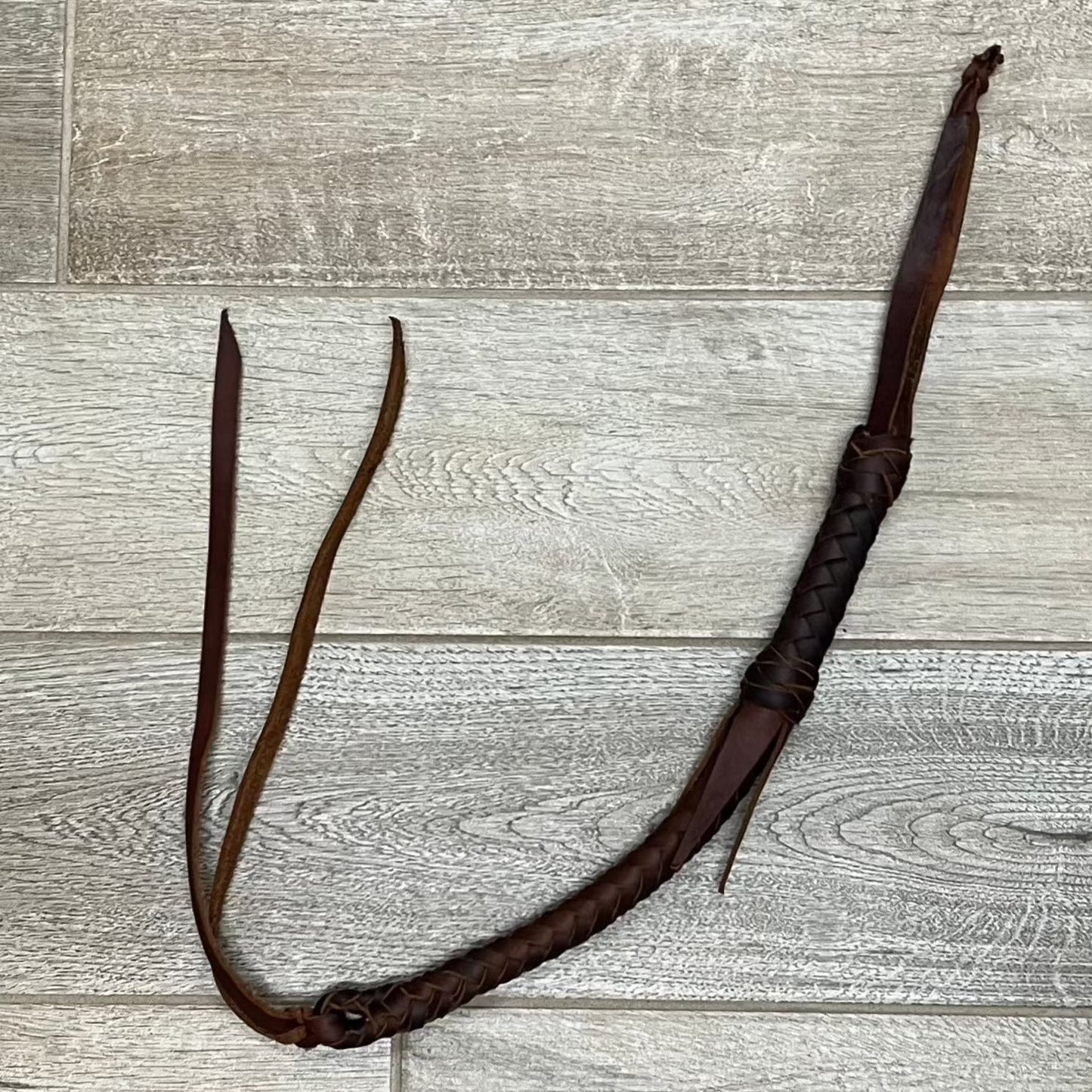 Leather Braided Quirt