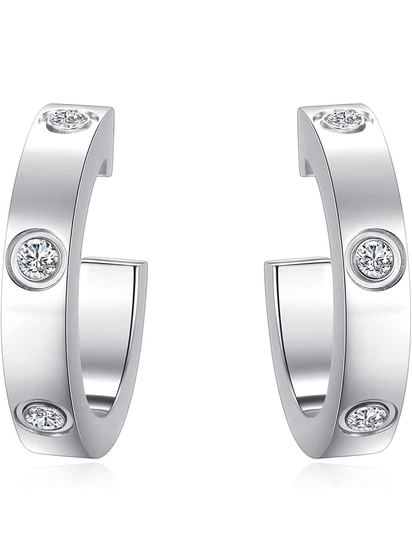 Love Hoop Earrings