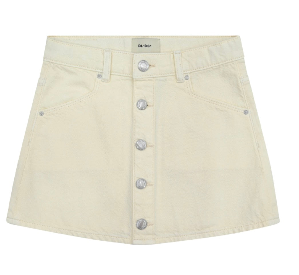 DL1961 - Jenny Mini Skirt, Sugar Cookie