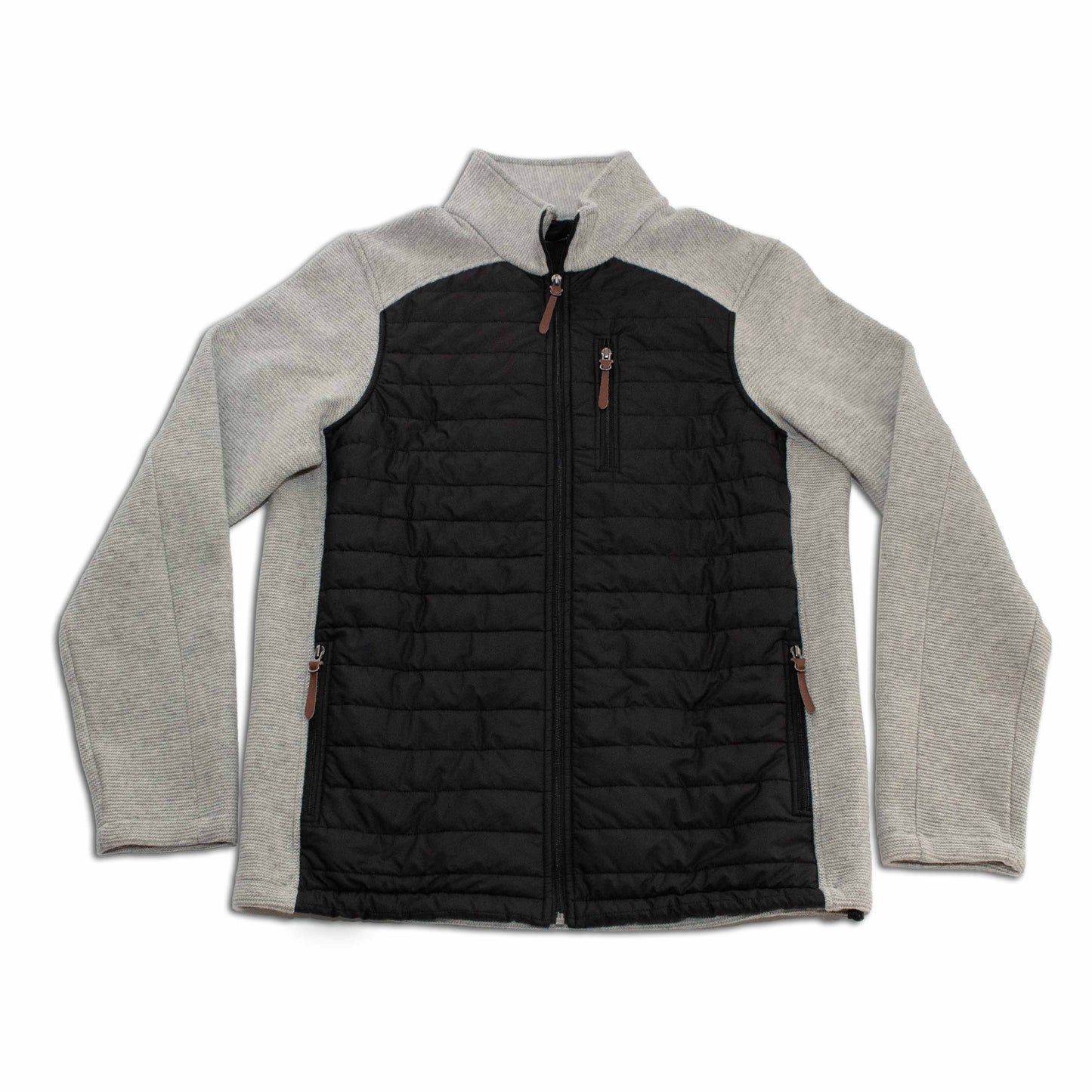 Windstopper Quilted Jacket - Natural Heather & Black