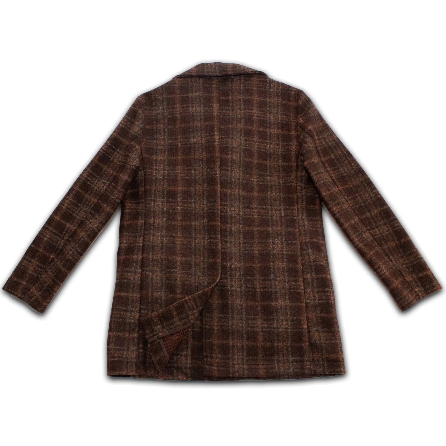 Metropolitan Dual-Layer Wool Car Coat - Chestnut