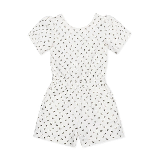 Organic Knit Flutter Romper