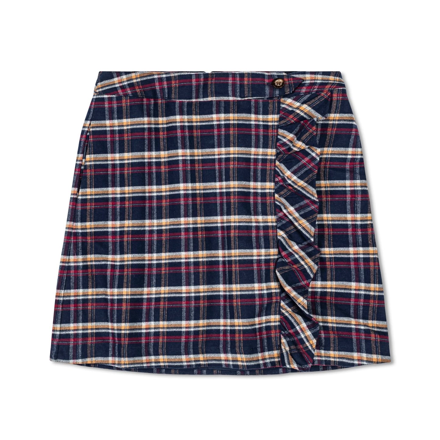 Organic Flannel Ruffle Skirt