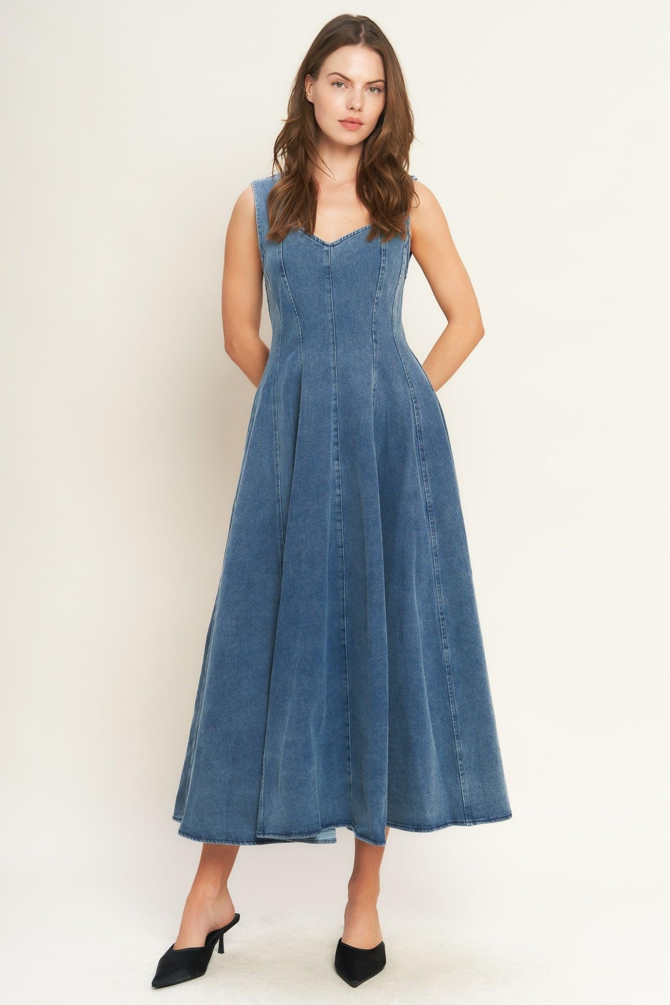 denim star dress Stars Denim Dress