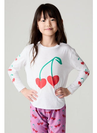 Chaser - Sweethearts Long Sleeve Shirt, White