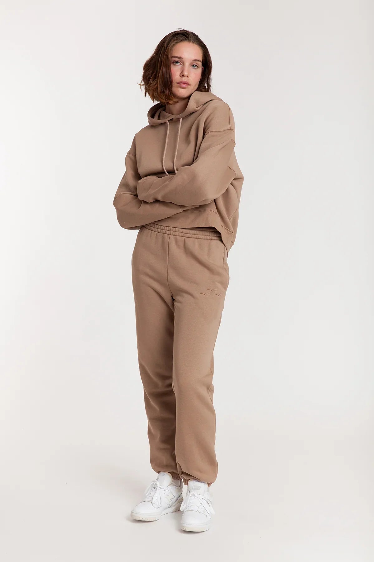 Lazypants - Chloe Relaxed Fit Hoodie & Nova Sweatpants, Camel