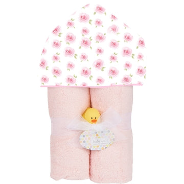 Baby Jar - Deluxe Hooded Towel, Rosebuds