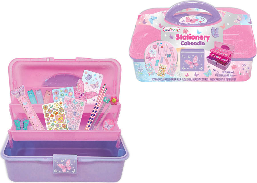 Hot Focus - Stationary Caboodle, Tie Die Butterfly