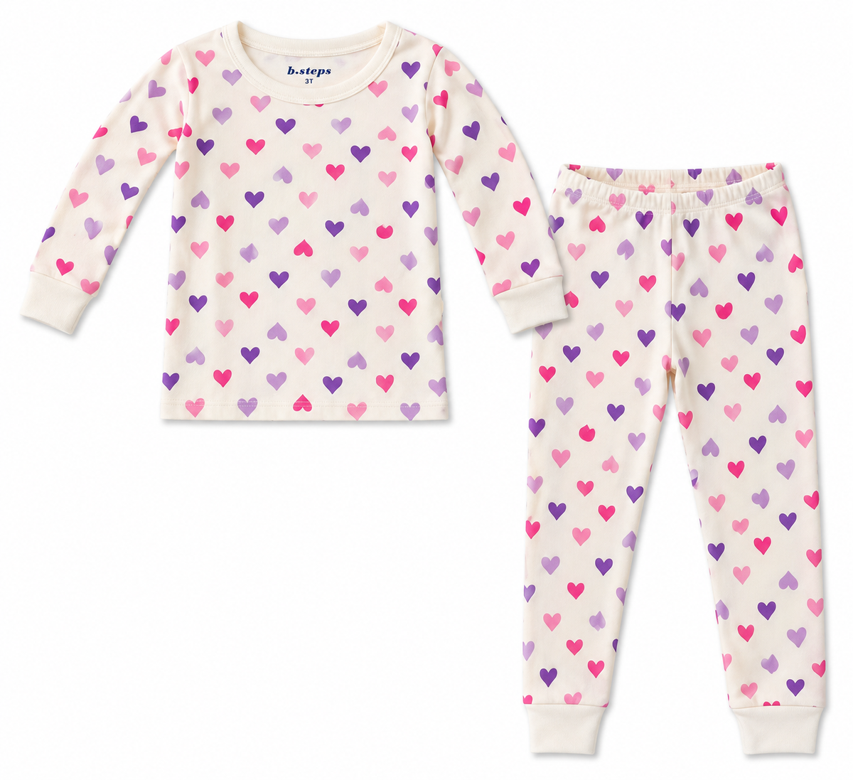 Baby Steps - Sweet Hearts Pajamas, Sand