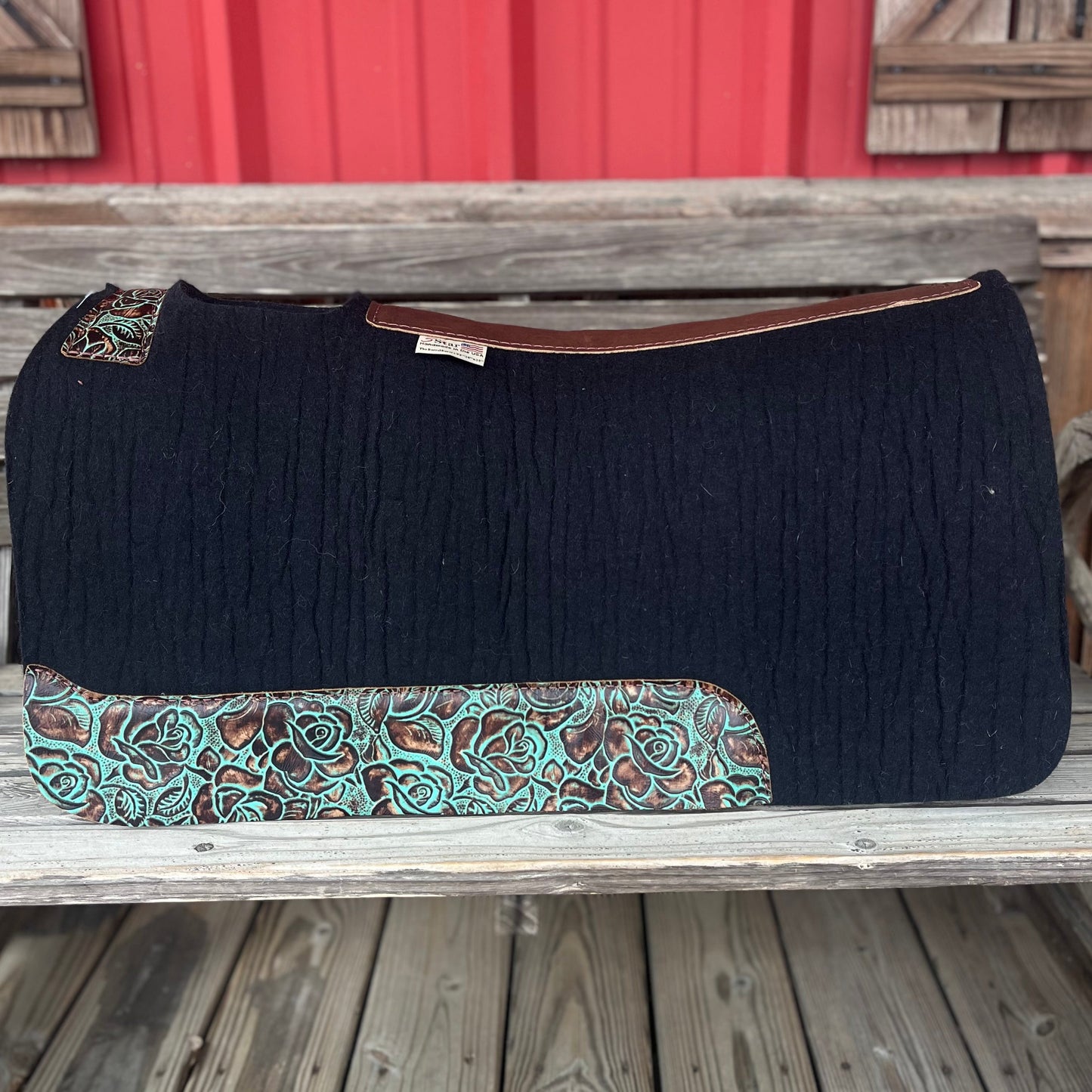 7/8" Black Turquoise Brown 30x28