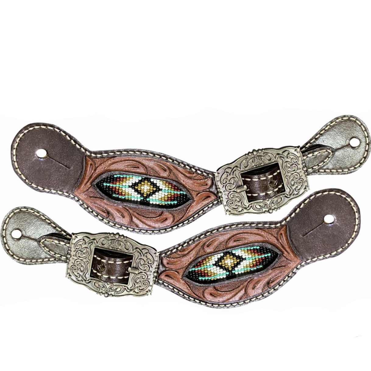 Beaded Shaped Spur Straps