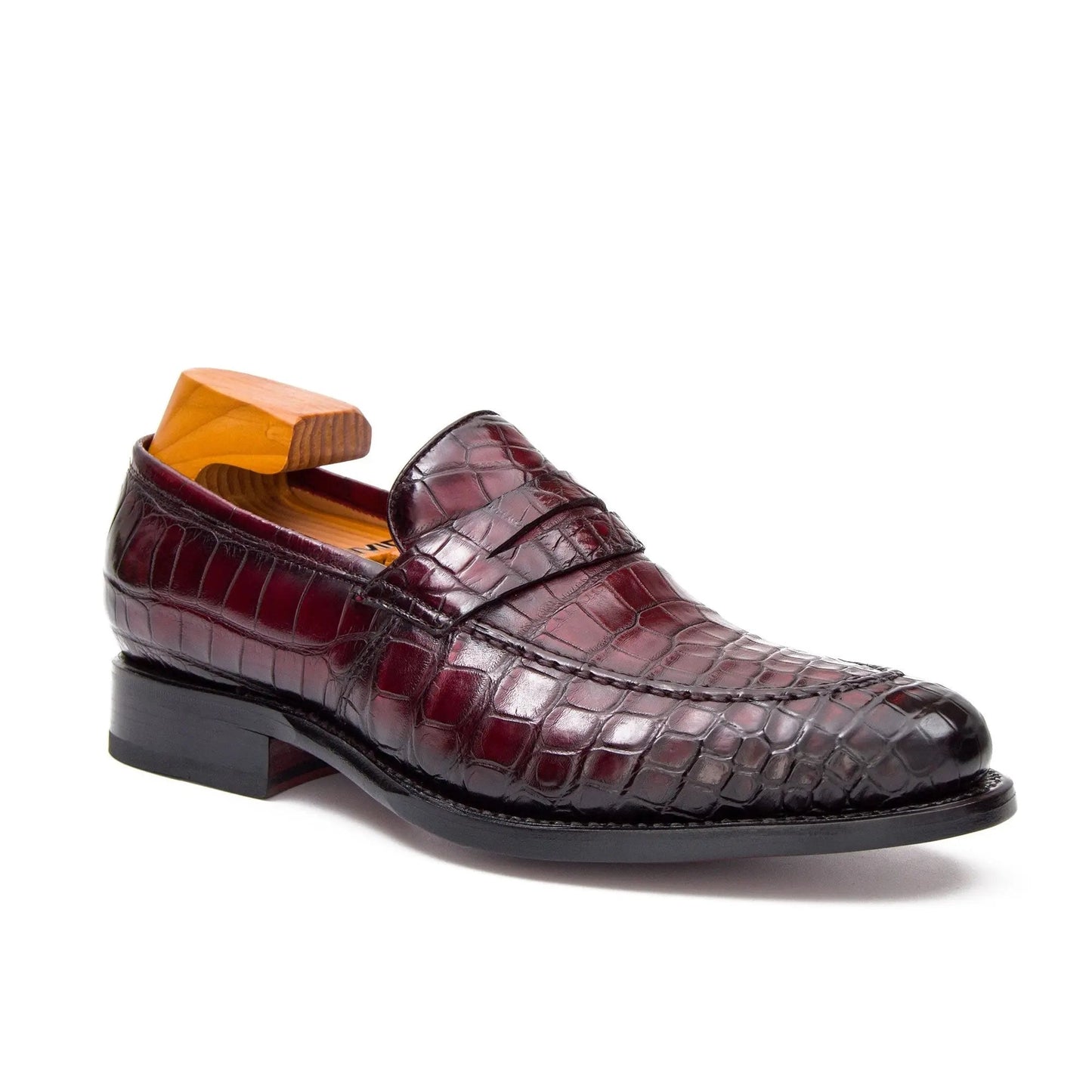 Goodyear Formal Alligator Leather Loafers