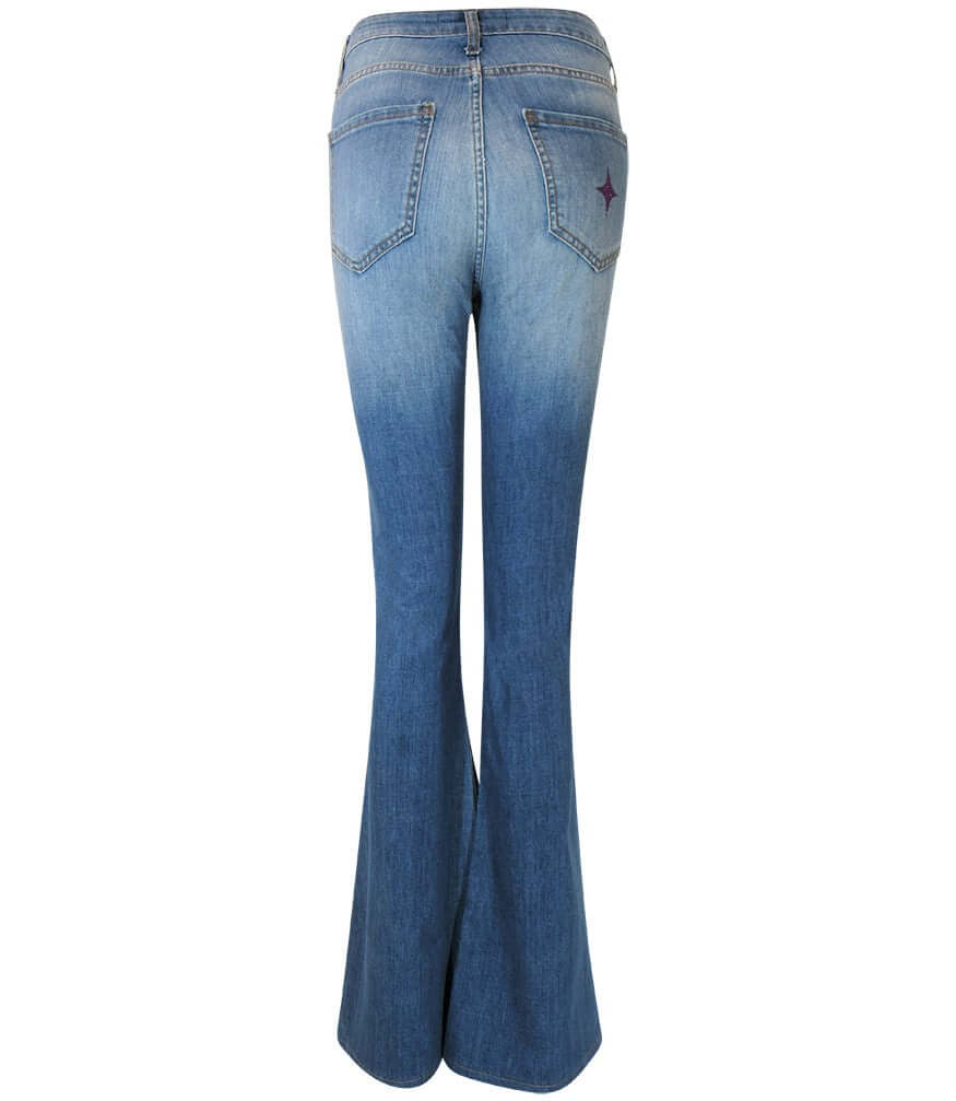 Designing Hollywood X Madison Maison™ Denim Lavender Jean with Glitter Star