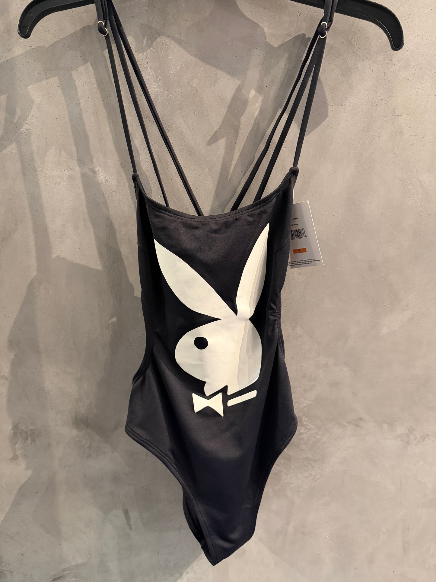 Playboy - Swimwear - One piece Black with PB White Logo