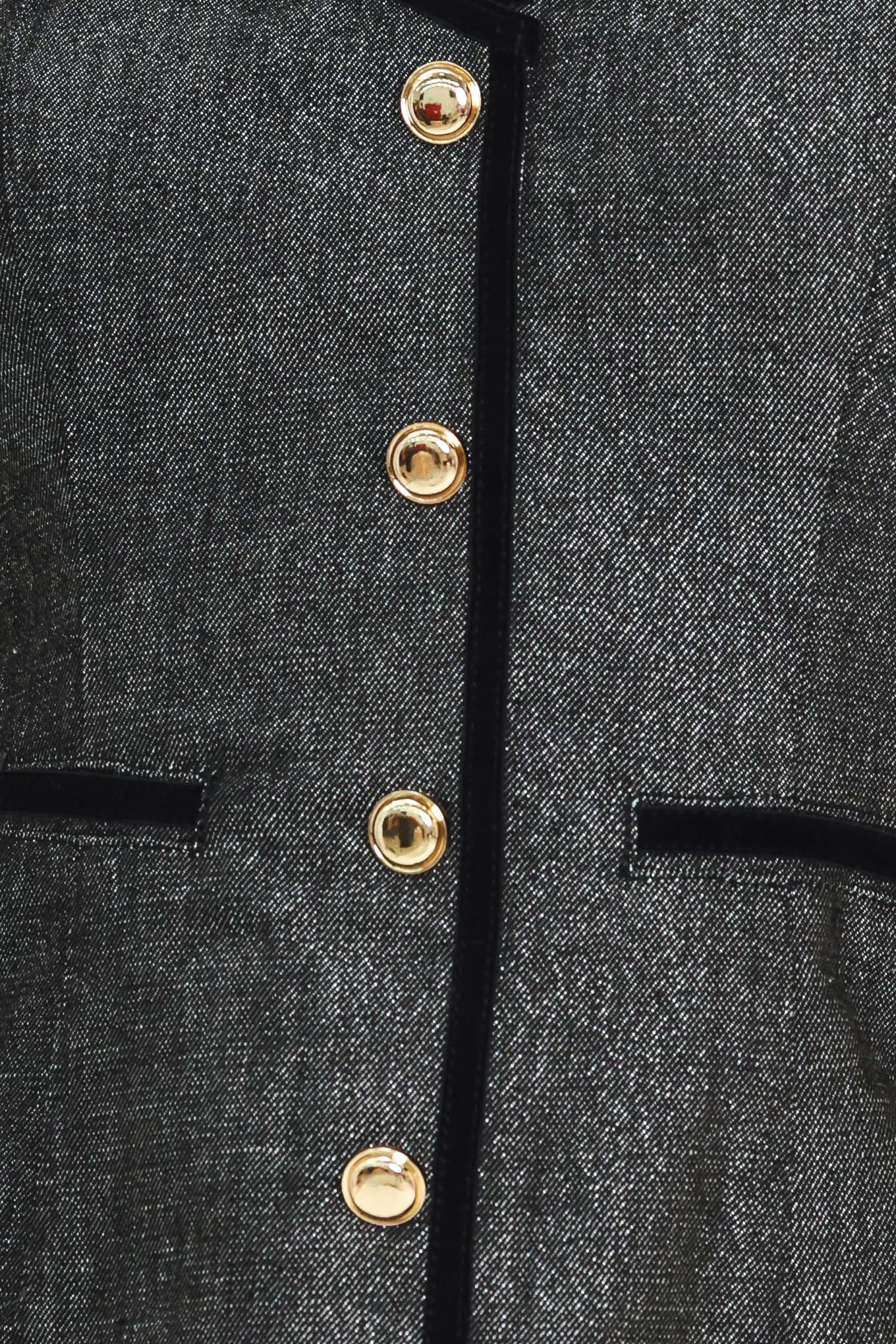 METALLIC HOURGLASS WOVEN TOP