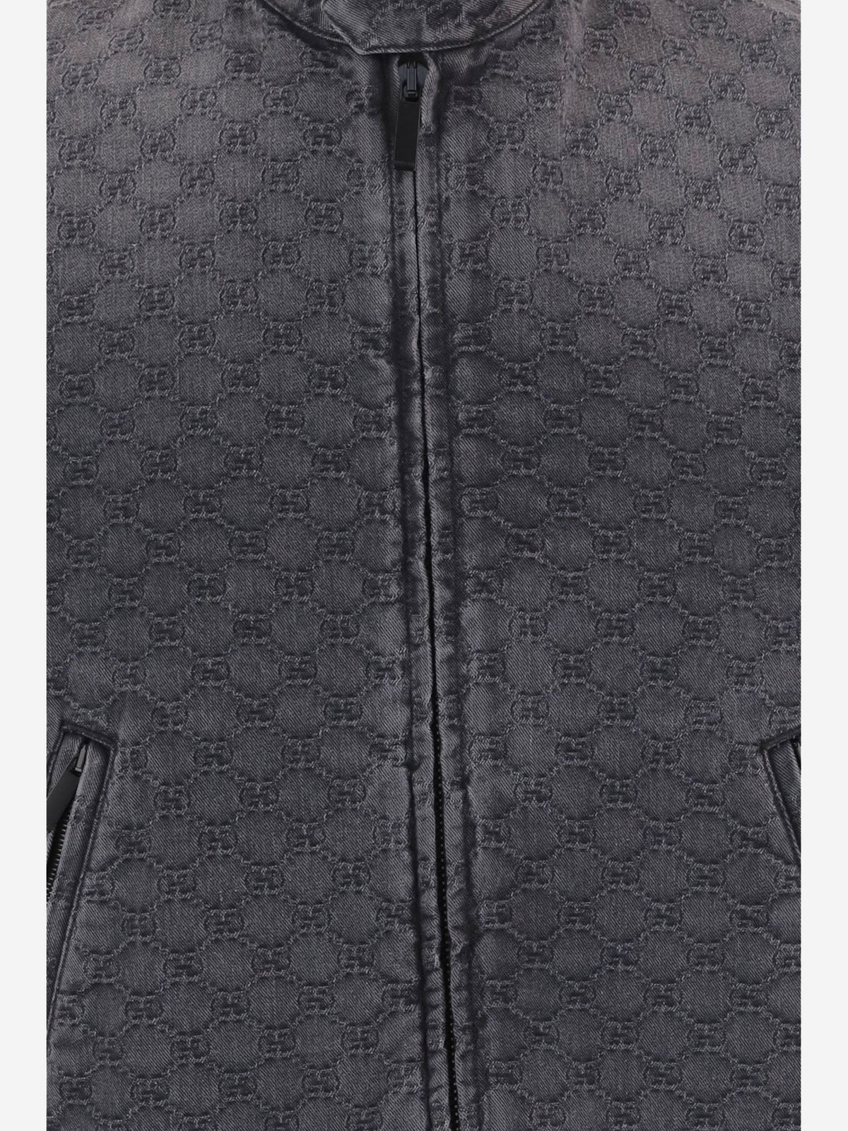 Denim Jacket GG Jacquard Cotton