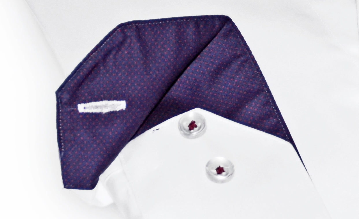 Lee Button-Up Shirt With Contrast Details // White // Contemporary Fit (Regular)- final sale