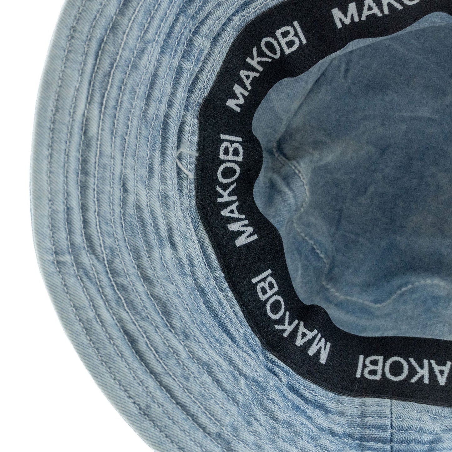 Hat | M016 Rinaldi Denim Bucket Hat - Light Wash