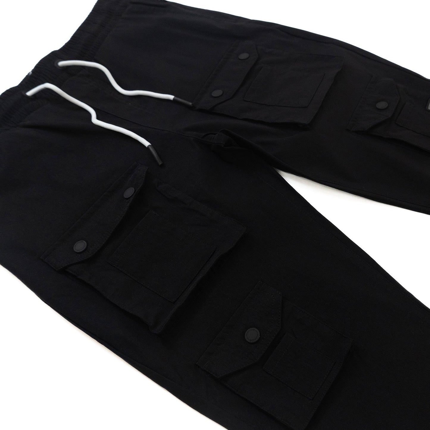 M1633 Colton 34” Stack Nylon/Spandex Sweat Pants - Black
