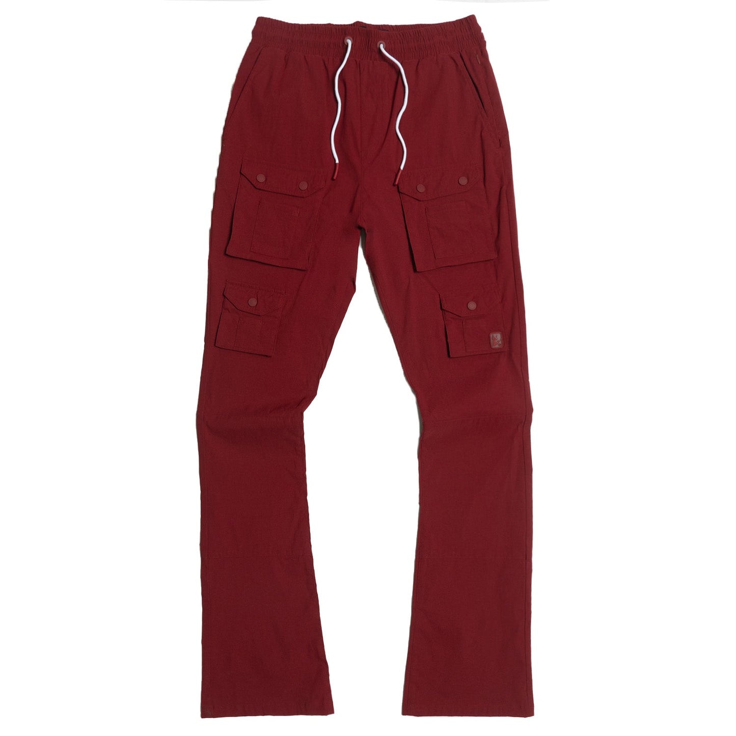 M1633 Colton 34” Stack Nylon/Spandex Sweat Pants - Burgundy