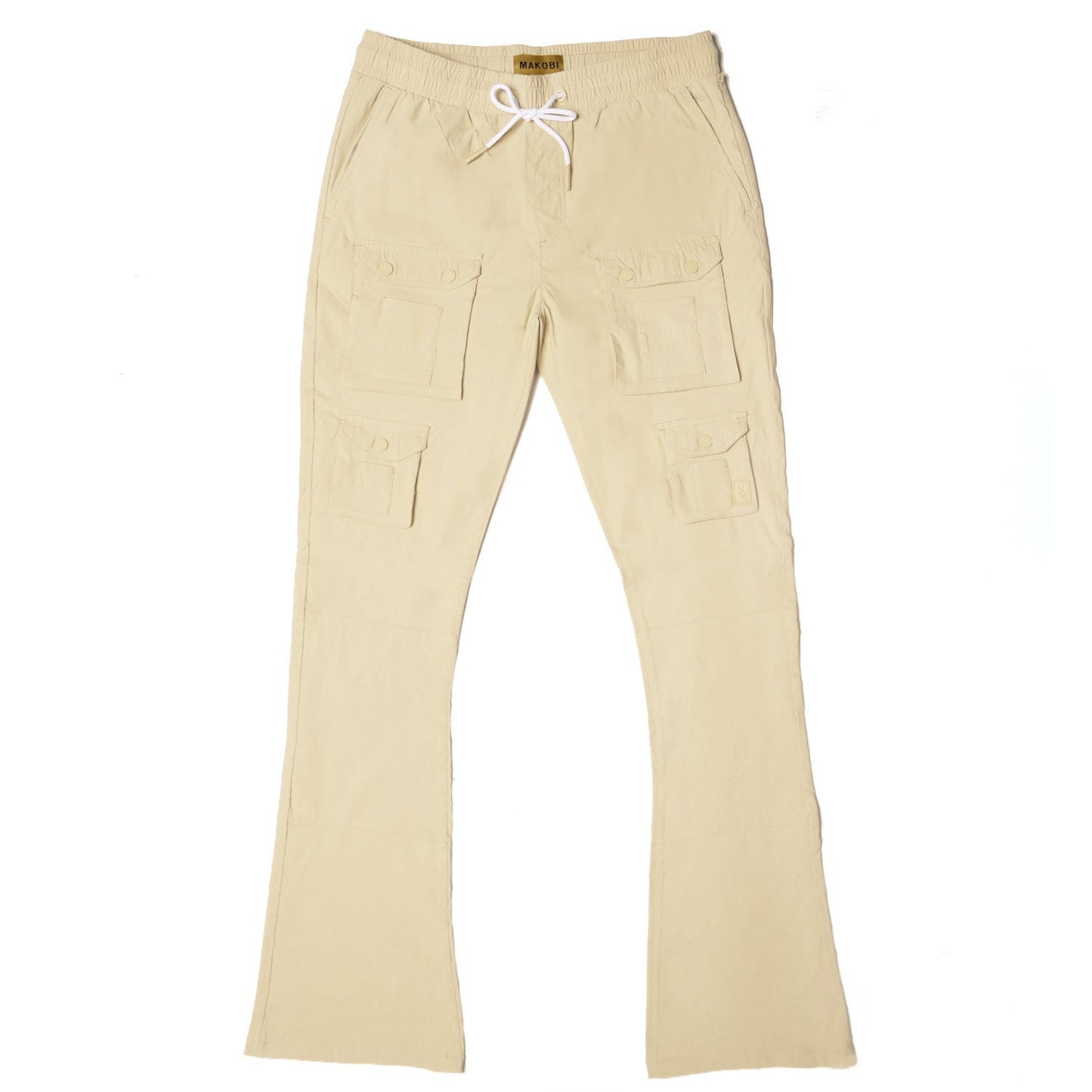 M1633 Colton 34” Stack Nylon/Spandex Sweat Pants - Khaki