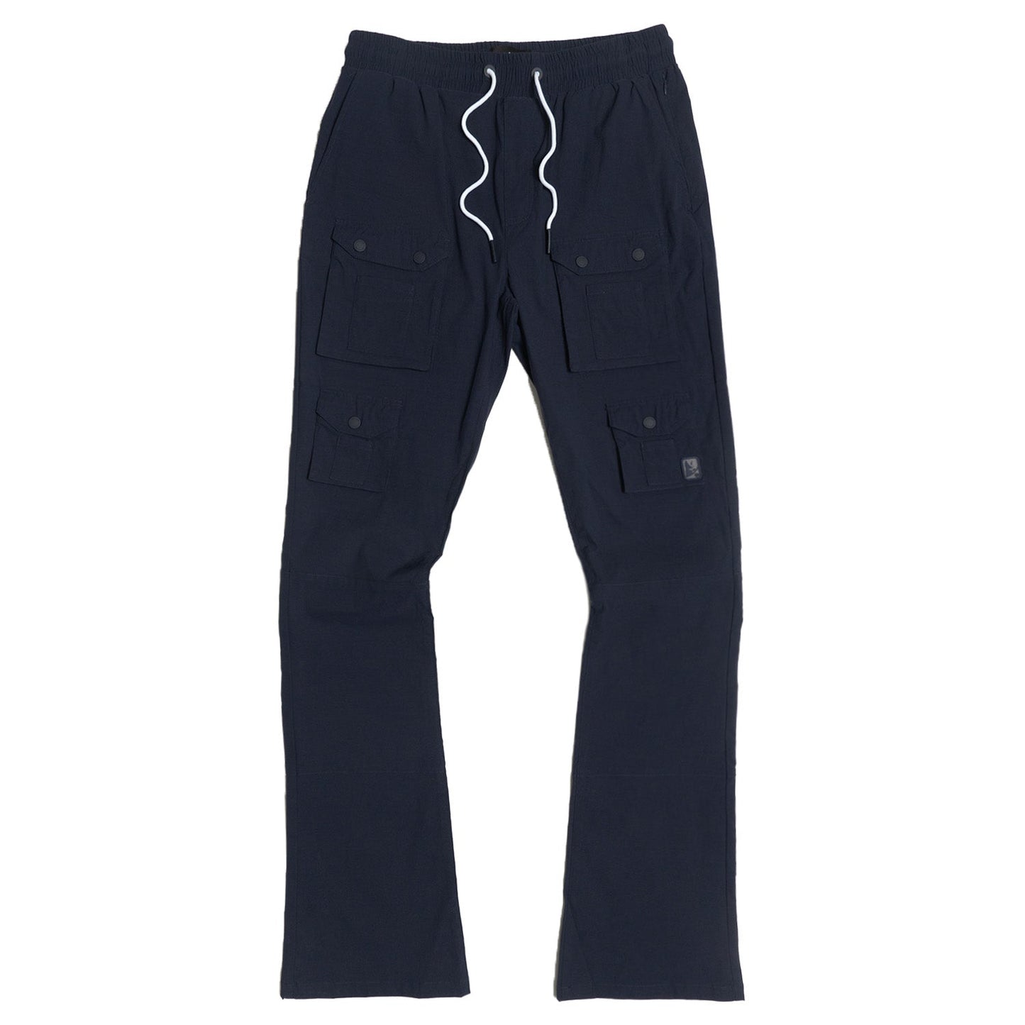M1633 Colton 34” Stack Nylon/Spandex Sweat Pants - Navy