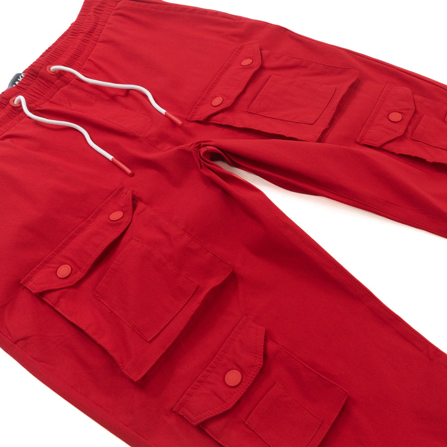 M1633 Colton 34” Stack Nylon/Spandex Sweat Pants - Red