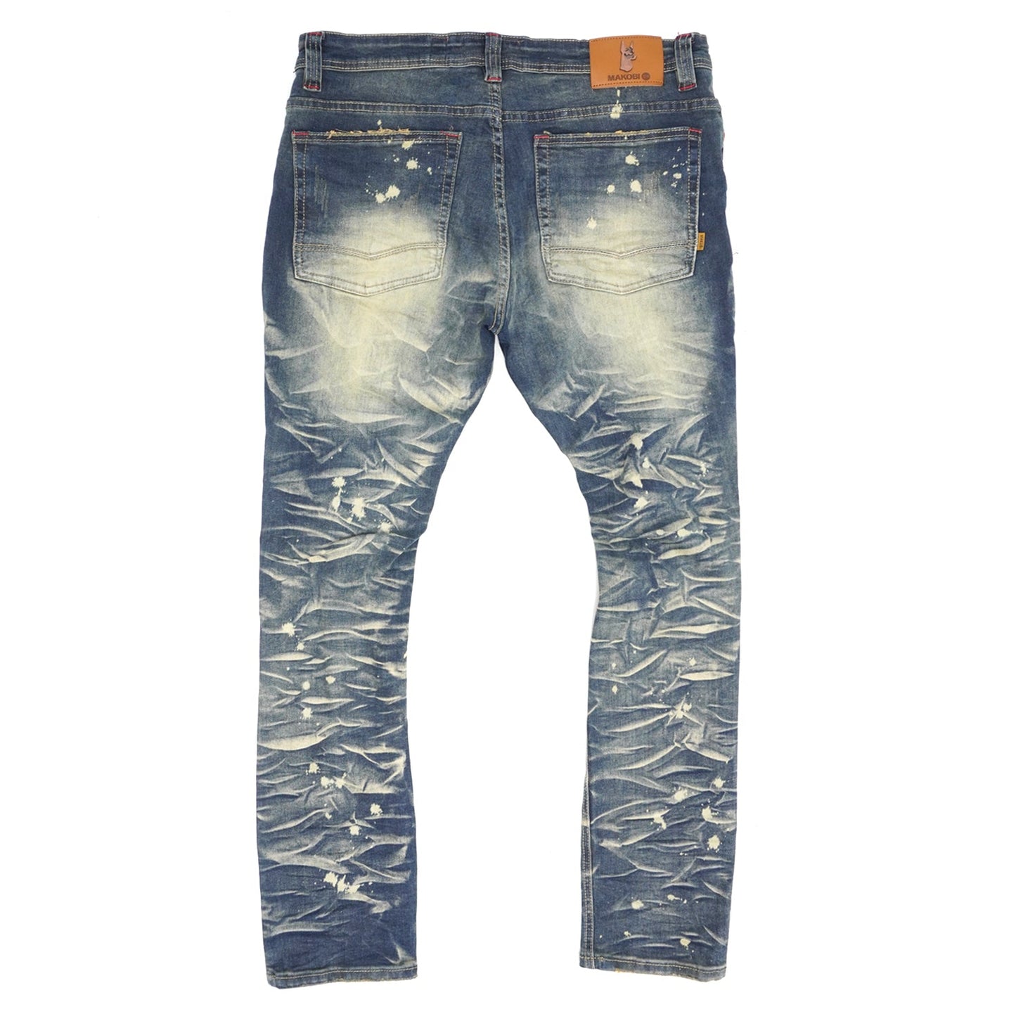 M1780 Pensacola Shredded Jeans - Vintage Wash