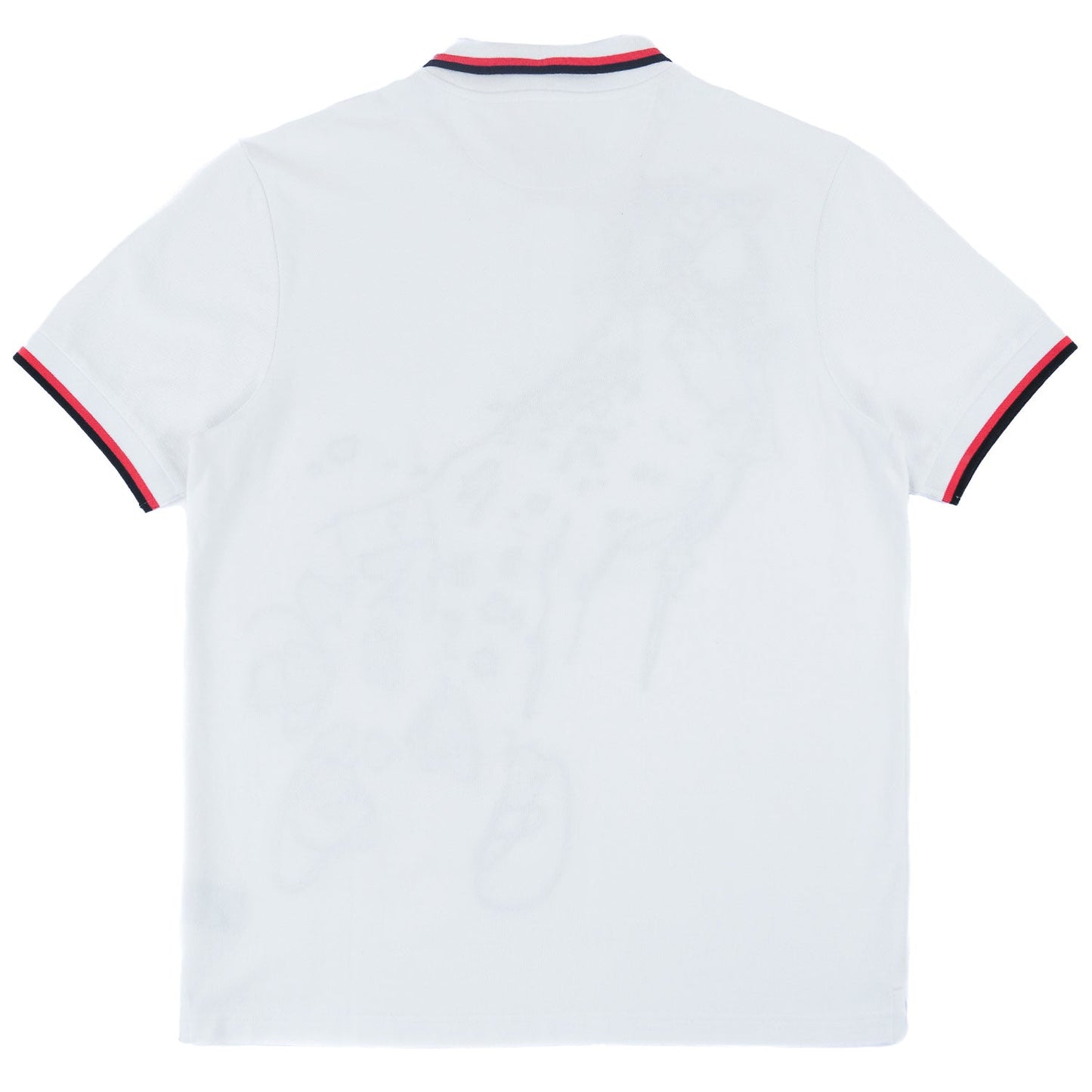 M388 Verona Cheetah Polo Shirt- White