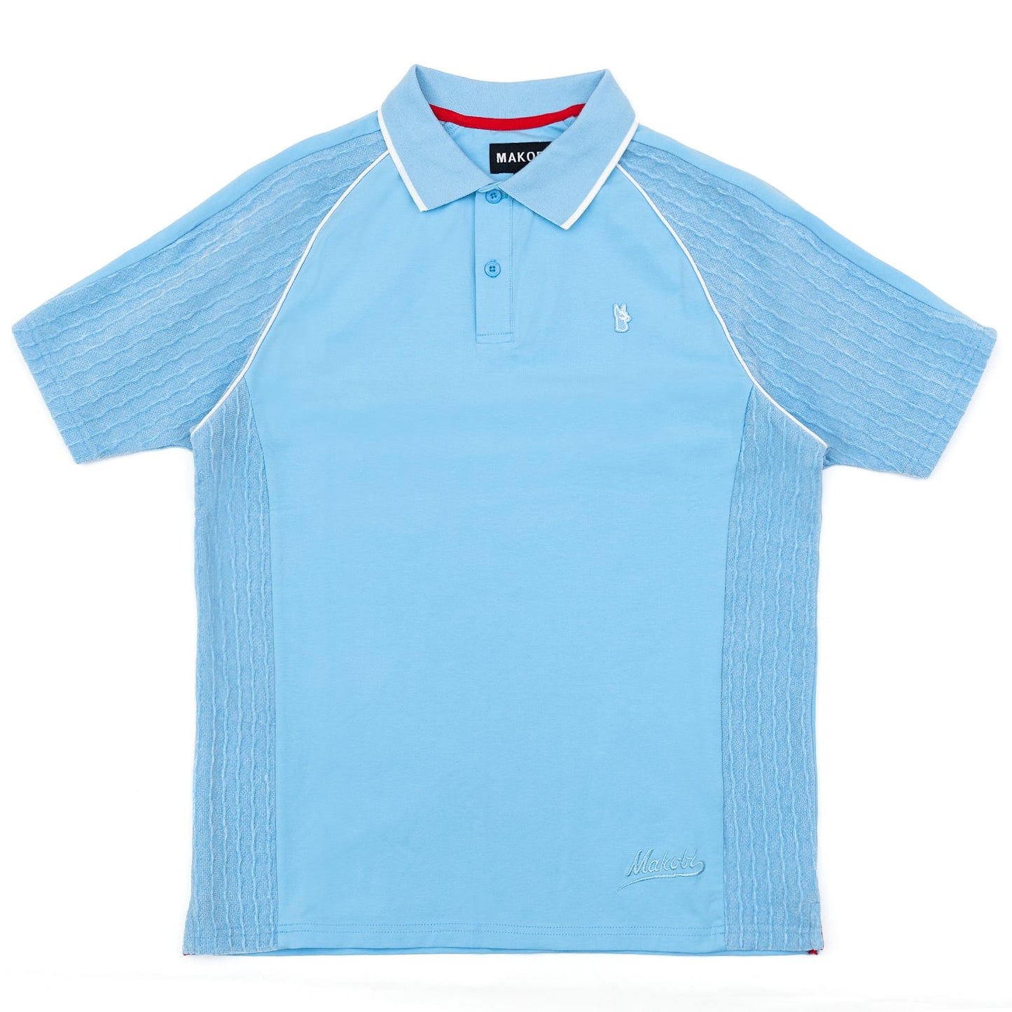 M394 Makobi Daniali Polo Shirt- Blue