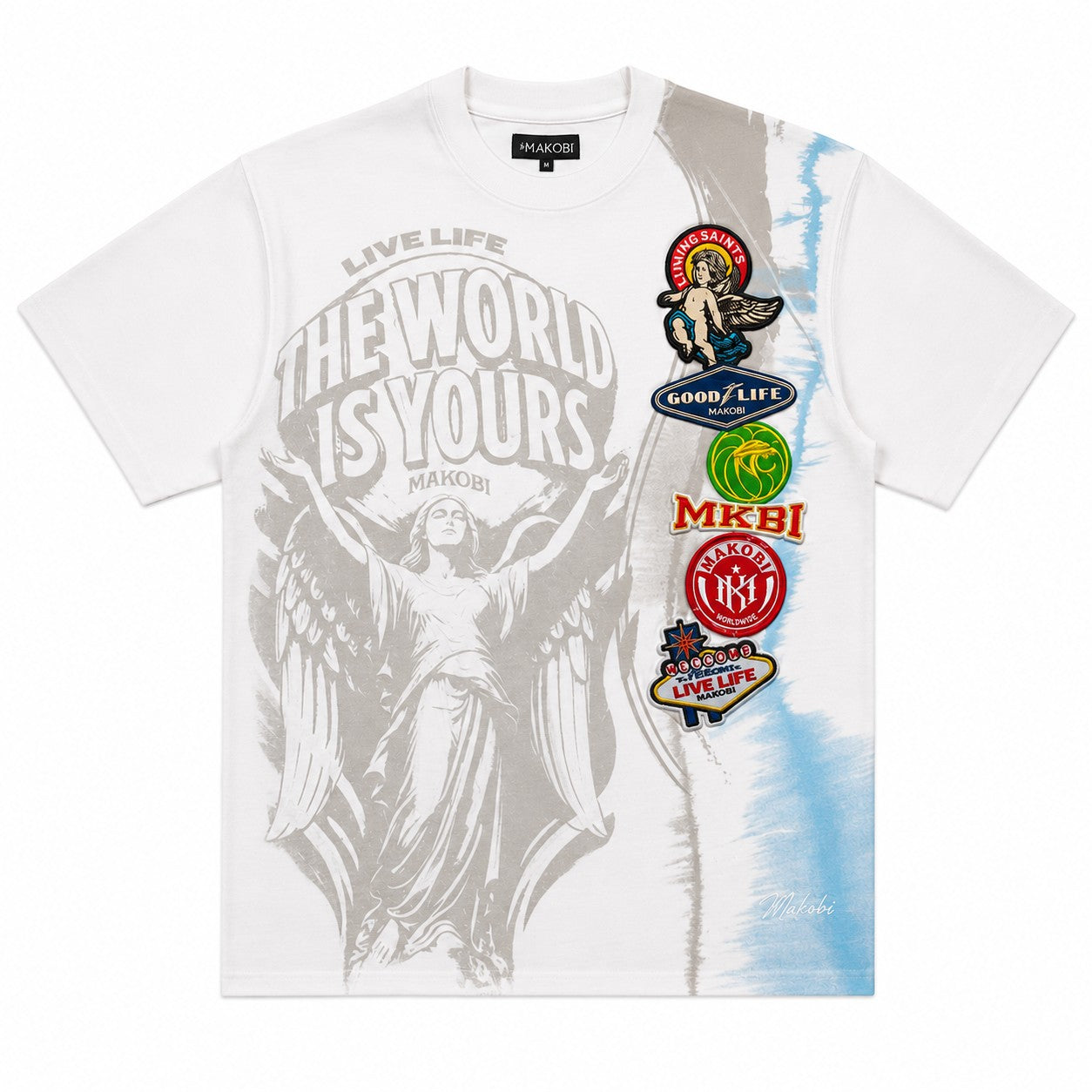 M441 Mondo Oversized Tee - White (NOT SOLD SEPARATELY - Add 941 Mondo Shorts to your Cart)