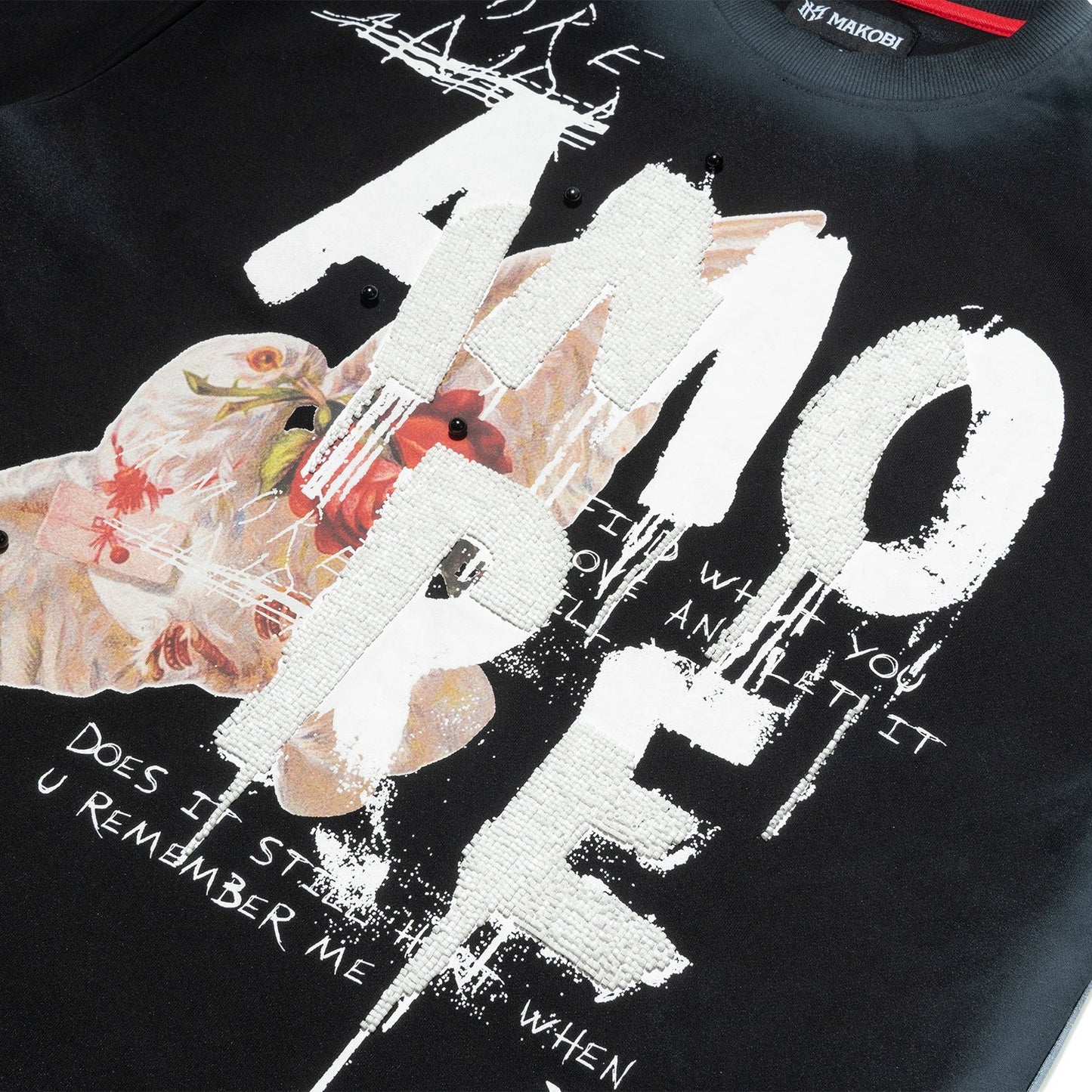 M451 Amore T-shirt - Black (NOT SOLD SEPARATELY - Add M651 Shorts to your Cart)