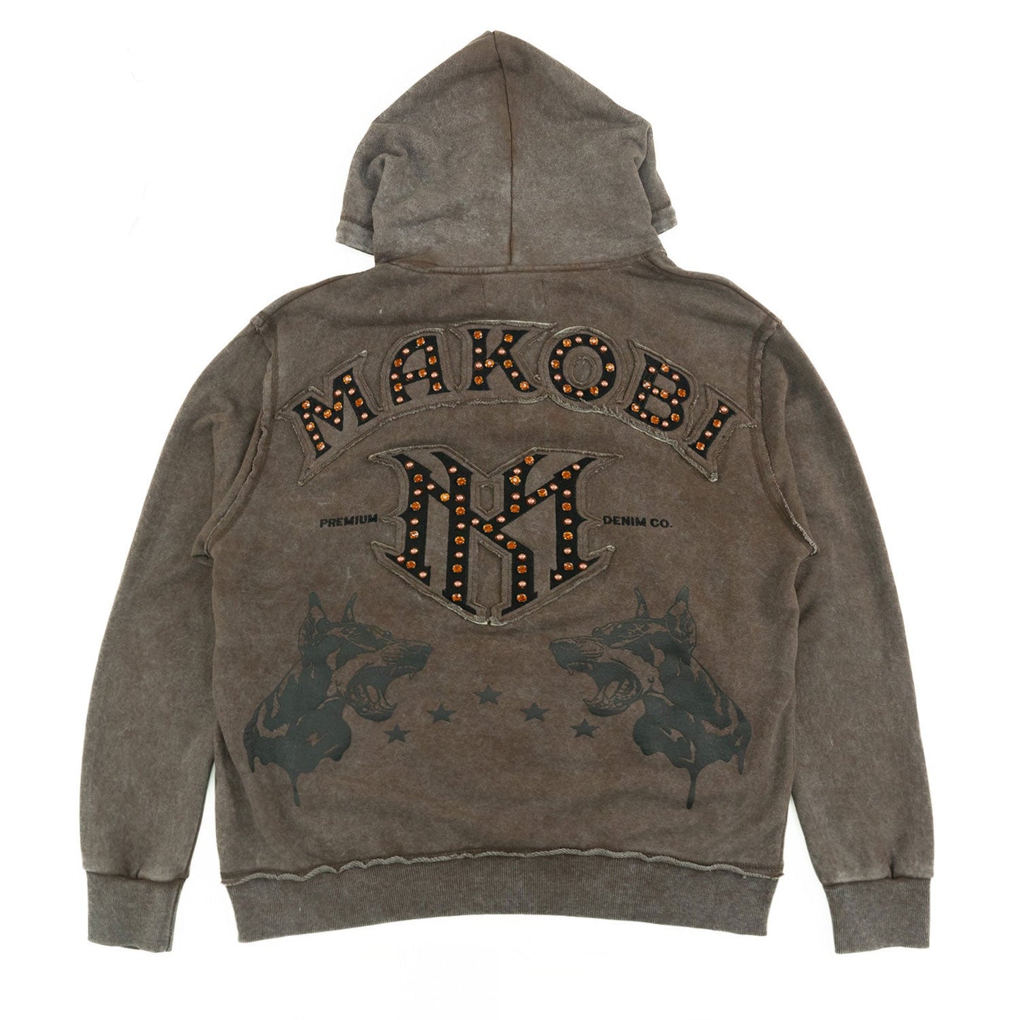 Hoodie | M4557 Sartoni Pull Over- Brown