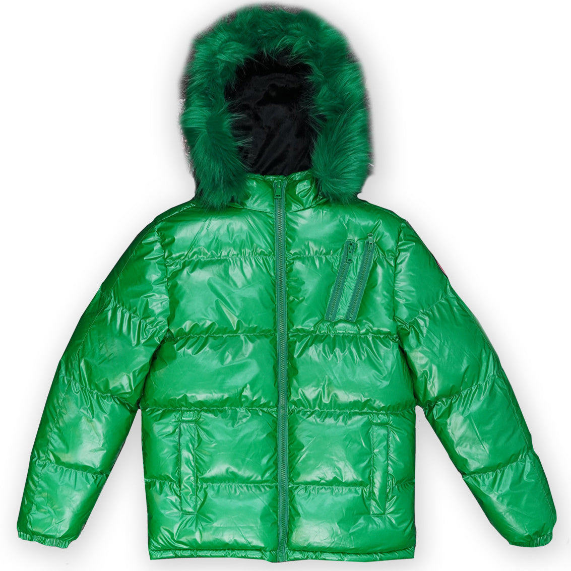 M7700 Skittles Puffer Jacket - Green