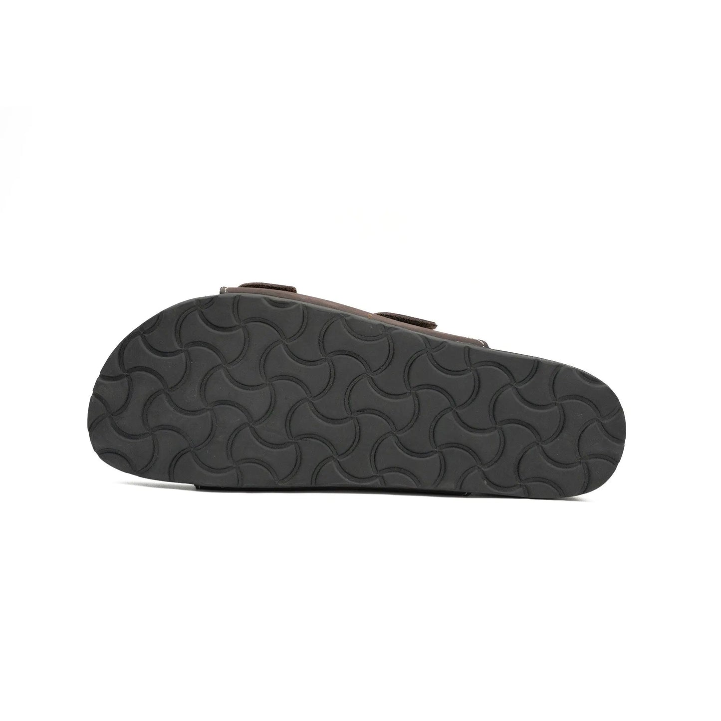 Men's Brown Adjustable Slide Sandals