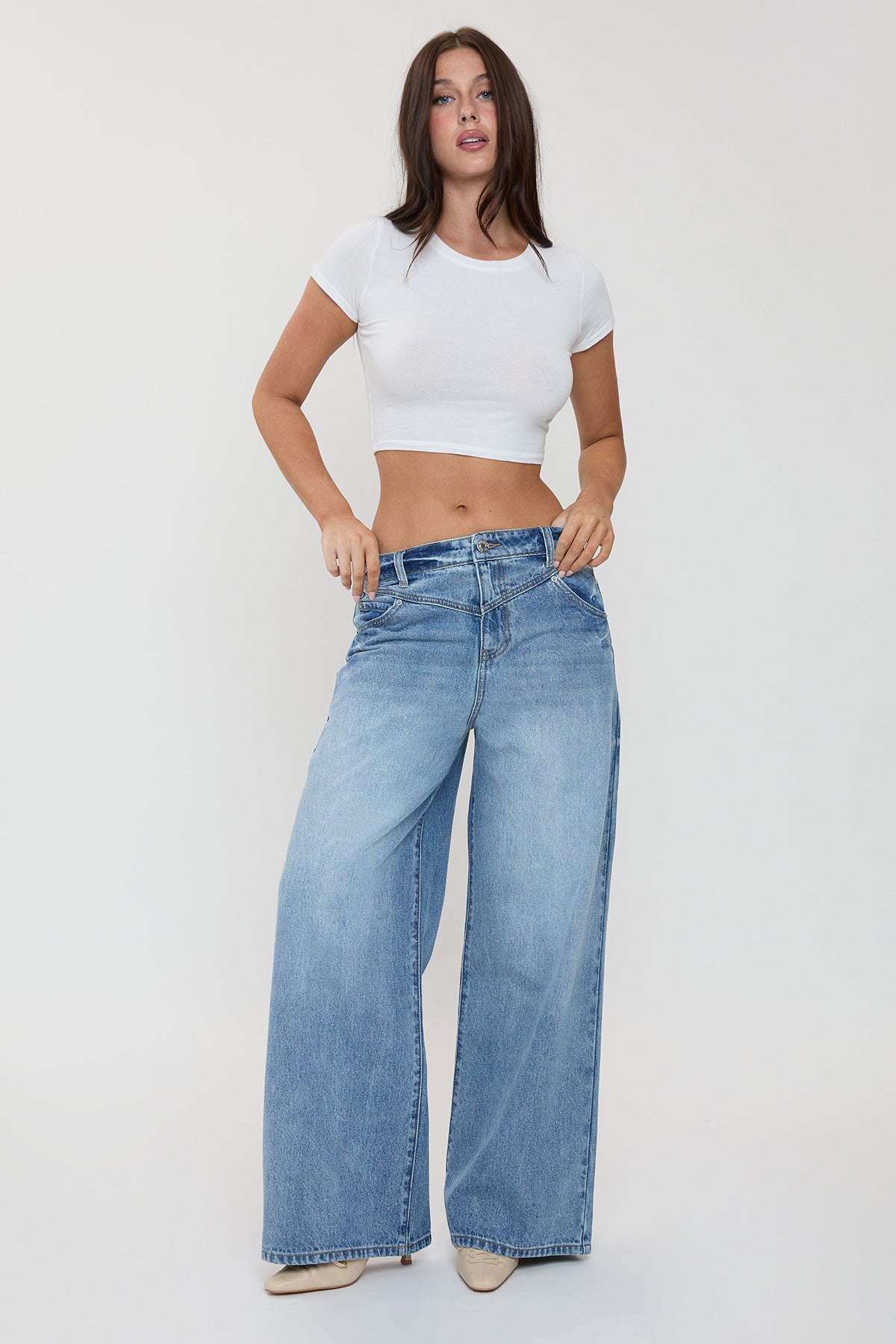 Women's Relaxed Extra Baggy Wide Leg Jeans