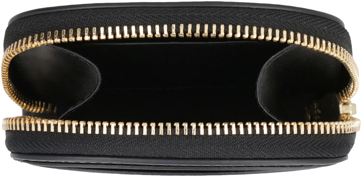 Demi-Lune Mini Wallet in Black