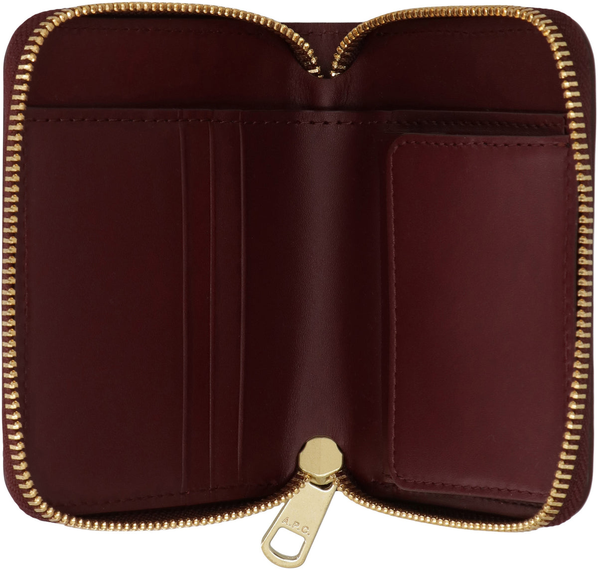 Zip Wallet in Burgundy