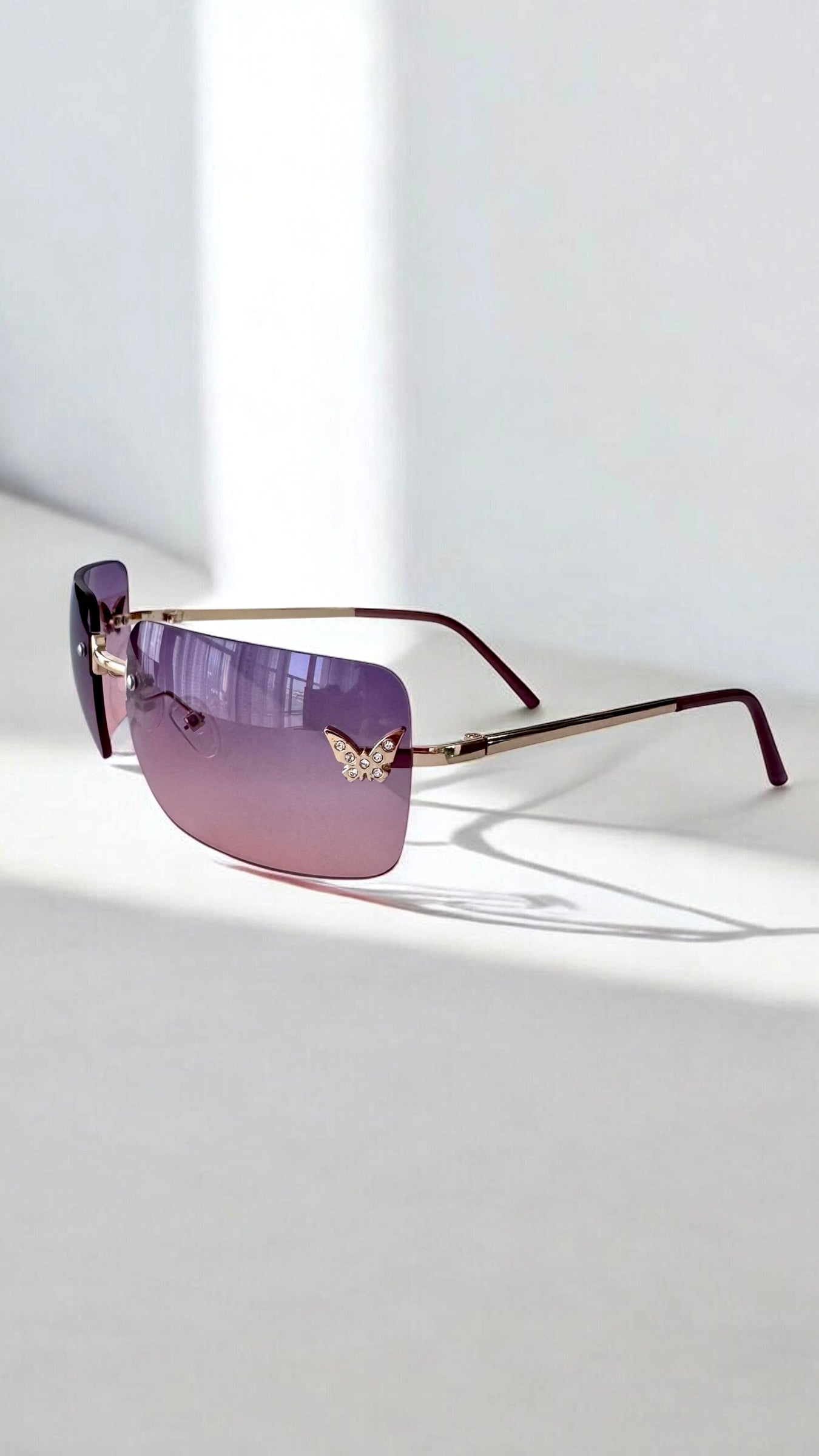 Papillon Silver Sunglasses